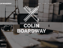 Tablet Screenshot of colinboardway.com